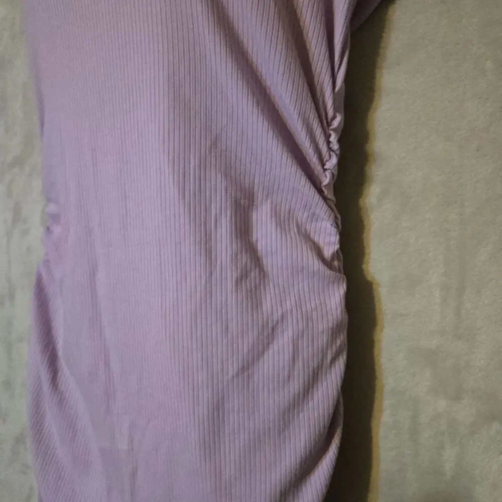 L*Space Lavender Ribbed Bodycon Midi Dress M, Soft‎ Knit, Feminine Fit, Casual